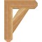 Ekena Millwork Traditional Craftsman Rough Sawn Bracket, Western Red Cedar, 4"W x 16"D x 20"H BKT04X16X20TRA04RWR - alternate 3